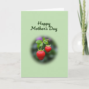 Crimson Berry Mothers Day Card