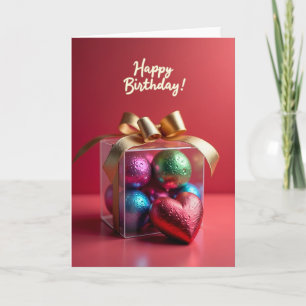Crimson Birthday Card