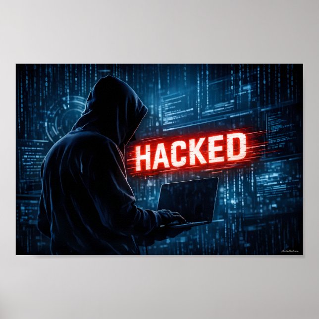 Crimson Breach in Midnight Silence Poster (Front)