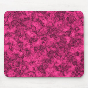 Crimson bright marble pattern mouse mat