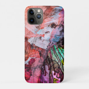 Crimson Brushstroke iPhone 11 Pro Case