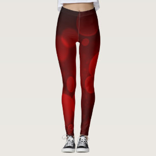 Crimson Bubbles Leggings