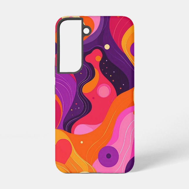 Crimson Circuit Samsung Galaxy S22 Case (Back)