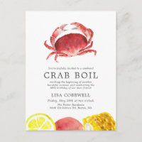 Crimson Crab | Birthday Crab Boil Striped