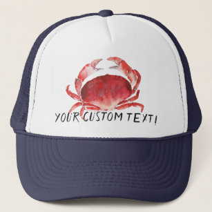 Crimson Crab Trucker Hat
