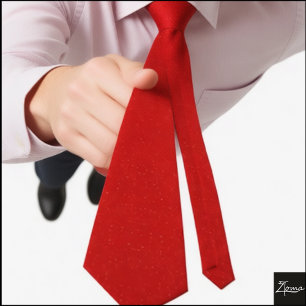 Crimson Dots Tie