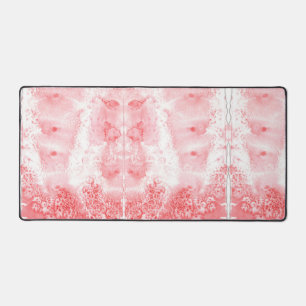 Crimson Echoes Desk Mat