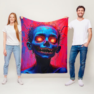 Crimson Eyes: Horrors of the Mind Fleece Blanket