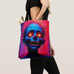 Crimson Eyes: Horrors of the Mind Tote Bag