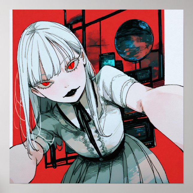 Crimson Gaze Poster (Front)