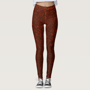 Crimson Glitter Legging Delight