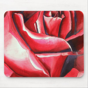 Crimson Glory Rose Mouse Mat