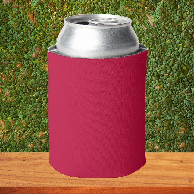 Crimson Glory Solid Colour Can Cooler (Creator Uploaded)