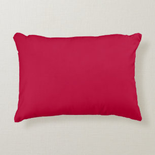 Crimson Glory Solid Colour Decorative Cushion