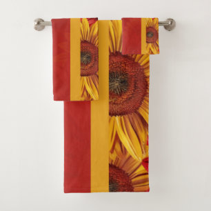 Crimson Gold  Bath Towel Set