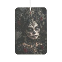 Crimson Gothic Calavera – Black Rose