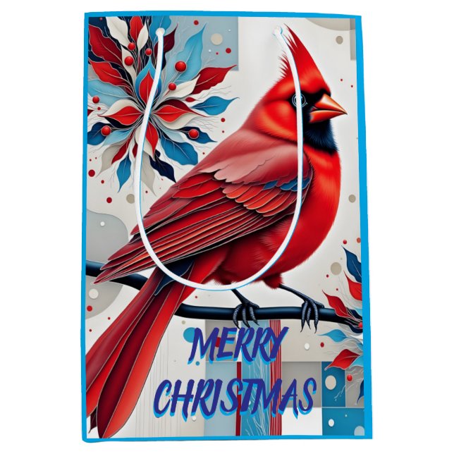 Crimson Harmony Medium Gift Bag (Front)