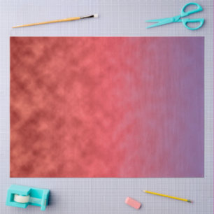 Crimson Haze at Dusk Tissue Paper