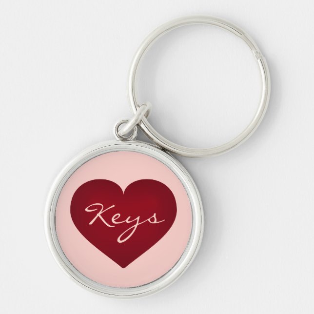 Crimson Heart Keychain (Front)