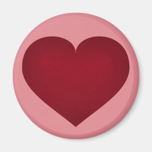 Crimson heart magnet