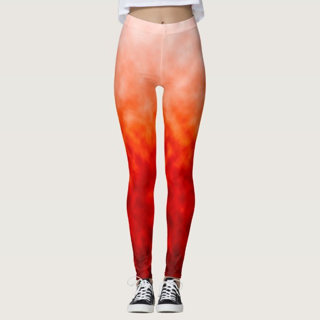 Crimson Heatfall Leggings (Front)