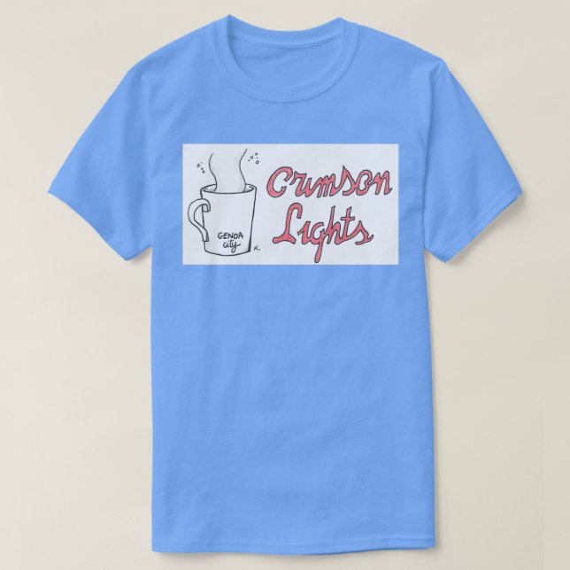 Crimson Lights and Mug  T-Shirt (Design Front)