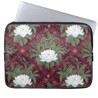 Crimson Lotus Elegance Pattern - The White Lotus