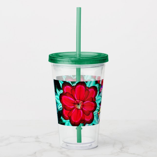 Crimson Majesty  Acrylic Tumbler (Front)