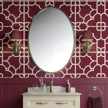 Crimson Majesty - Burgundy & Cream - Sophisticated