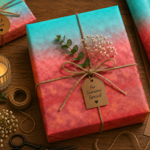 Crimson Mirage Wrapping Paper Sheet