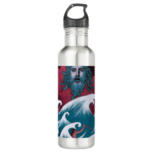 Crimson Neptune Oil Painting 710 Ml Water Bottle