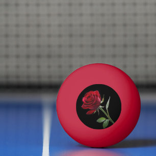 Crimson on Ebony: The Single Red Rose, Ping Pong Ball