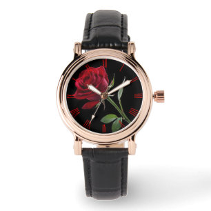 Crimson on Ebony: The Single Red Rose, Watch
