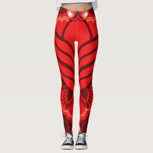 Crimson Passion Leggings