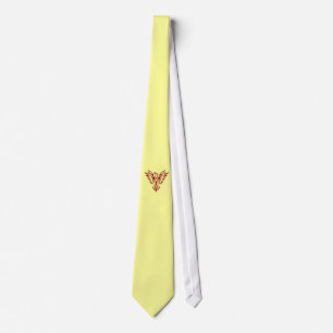 Crimson Phoenix Rising necktie
