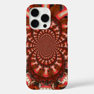 Crimson Pulse | Kaleidoscope Tongue Abstract Art   iPhone 16 Pro Case