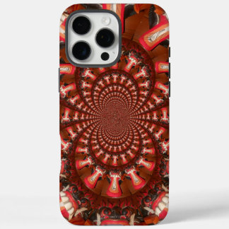Crimson Pulse | Kaleidoscope Tongue Abstract Art   iPhone 16 Pro Max Case