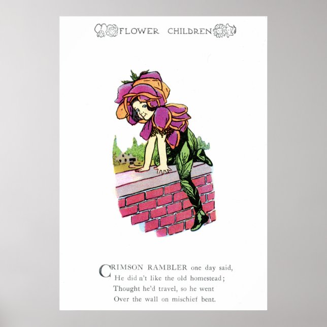 Crimson Rambler Poster (Front)