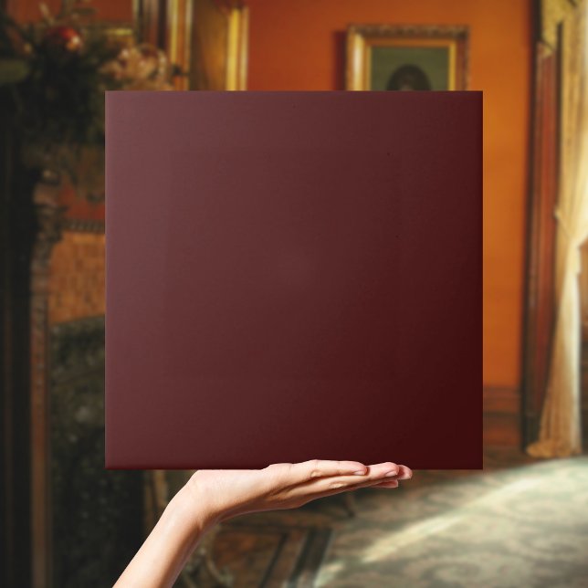 Crimson Red Brown Solid Colour Tile (Crimson Red Brown Solid Colour Tile
)