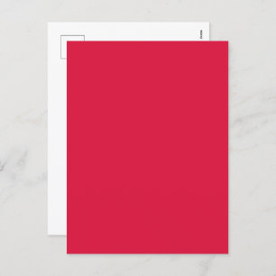 Crimson Red Holiday Postcard – Customizable