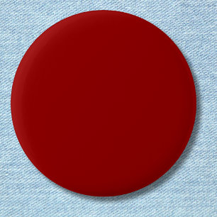 Crimson Red Solid Colour   Classic   Elegant 6 Cm Round Badge