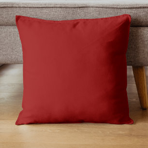Crimson Red Solid Colour   Classic   Elegant Cushion