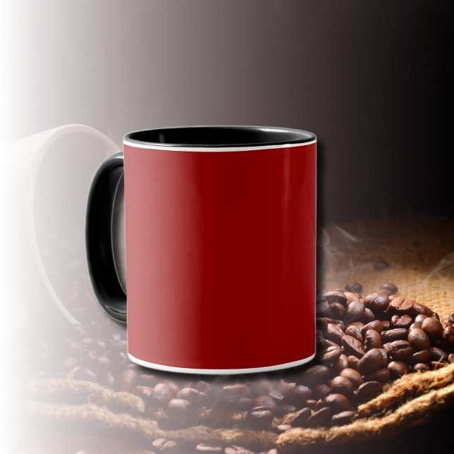 Crimson Red Solid Colour | Classic | Elegant Mug (Creator Uploaded)