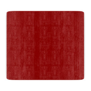 Crimson Red Solid Colour Cutting Board