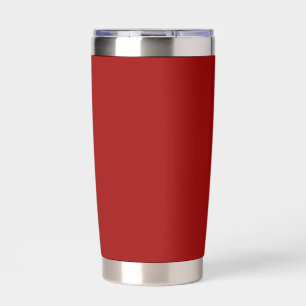Crimson Red Solid Colour Insulated Tumbler