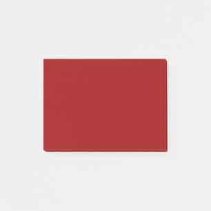 Crimson Red Solid Colour Post-it Notes