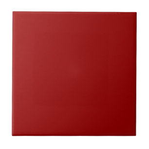 Crimson Red Solid Colour Tile