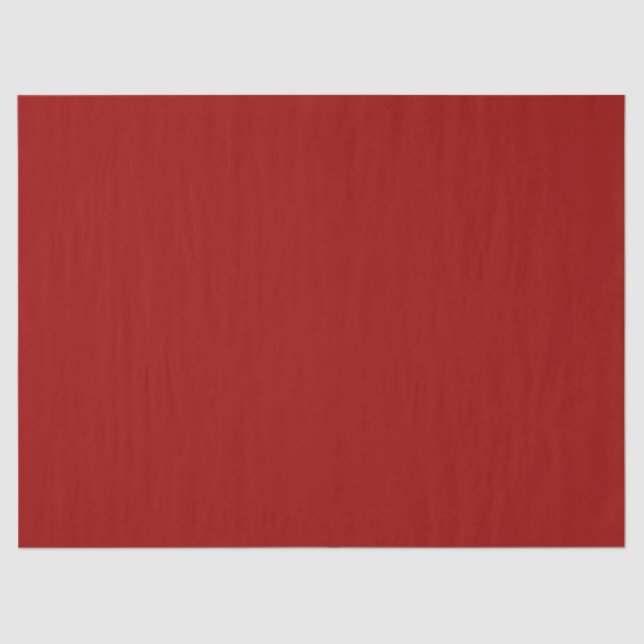 Crimson Red Solid Colour Tissue Paper (Front)