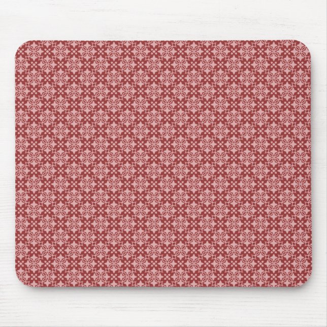 Crimson Red Stylishly Chic Mousepad (Front)