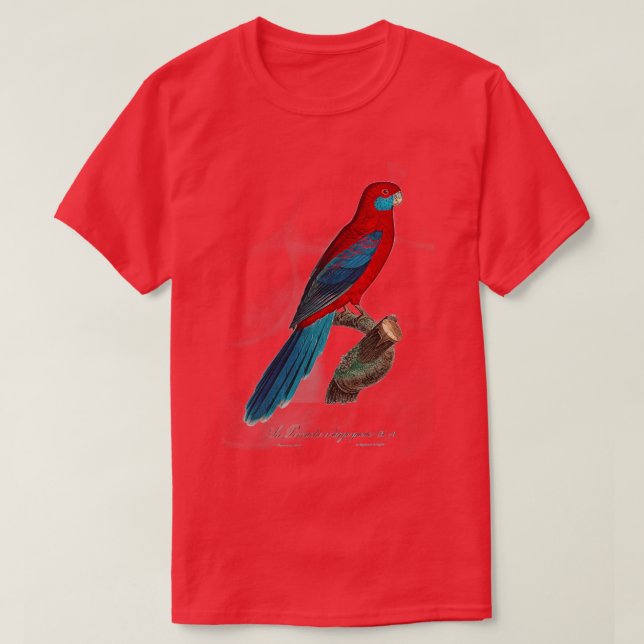 crimson rosella T-Shirt (Design Front)